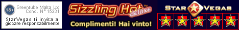 starvegas giochi sizzling hot senza scaricare